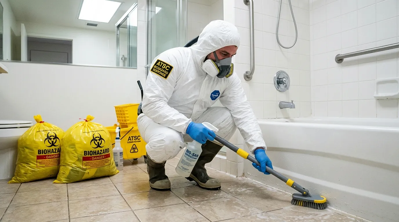 Decontamination equipment deployed for Blood Cleanup in Everman